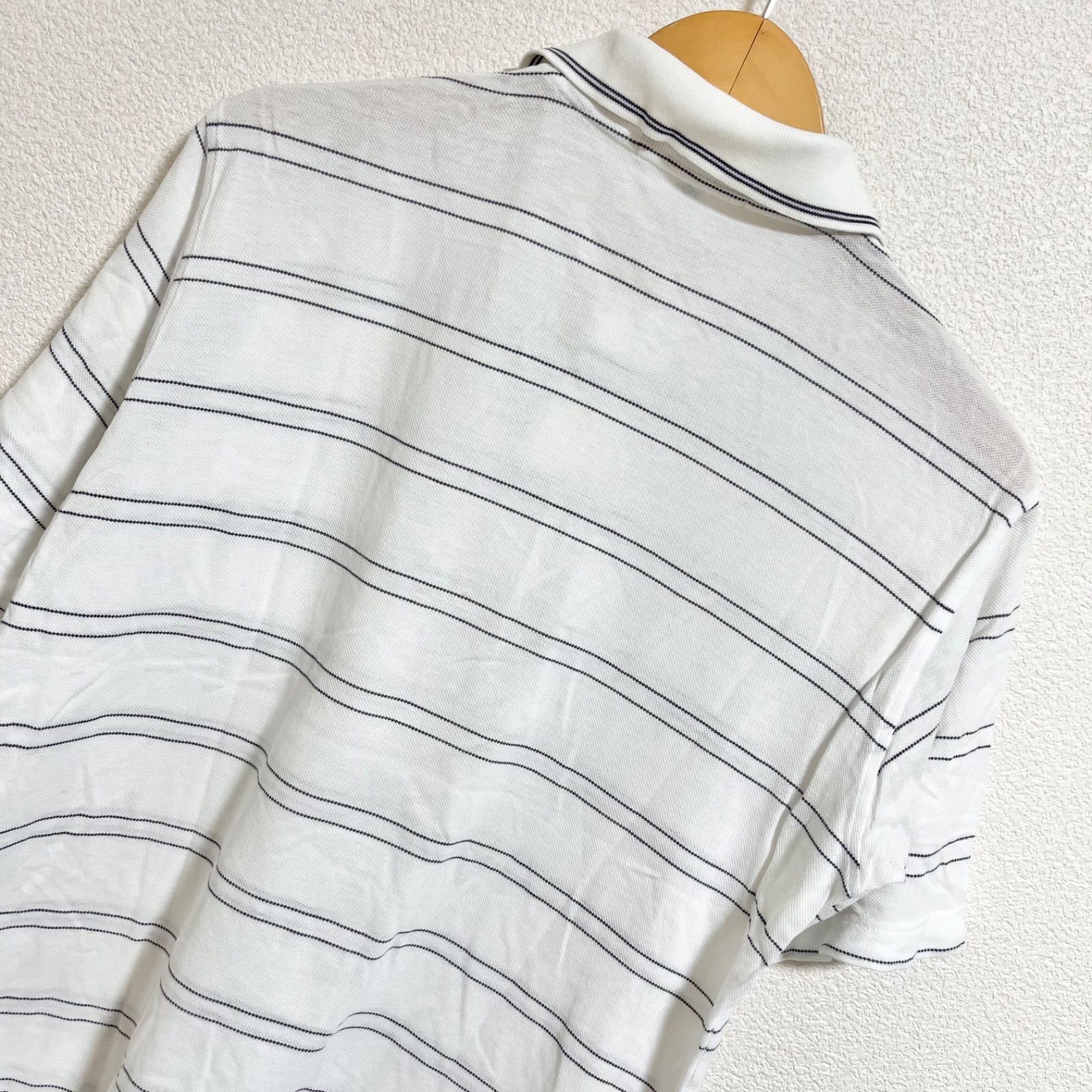 w^)b 日本製 KENZO GOLF ケンゾーゴルフ ボーダー柄半袖