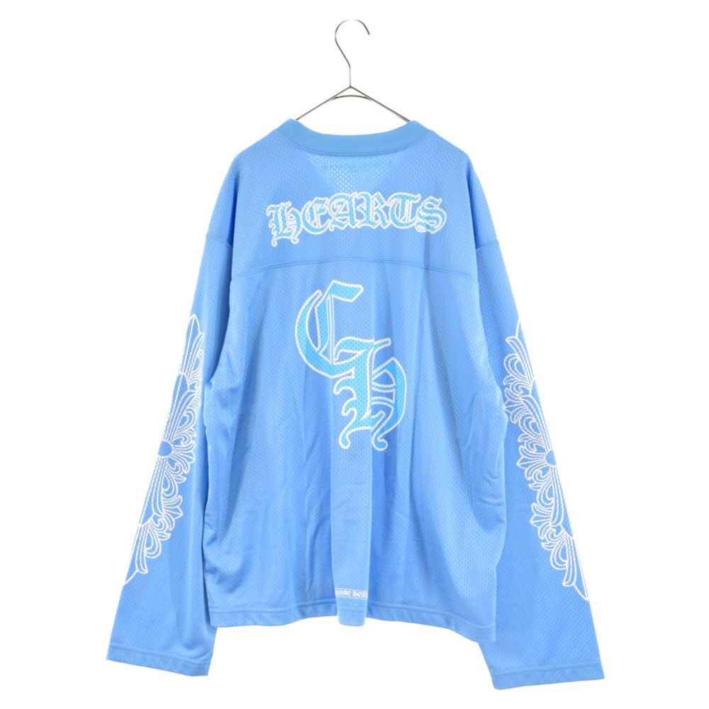 525センチ袖丈CHROME HEARTS クロムハーツ MESH WARM UP JERSEY CH