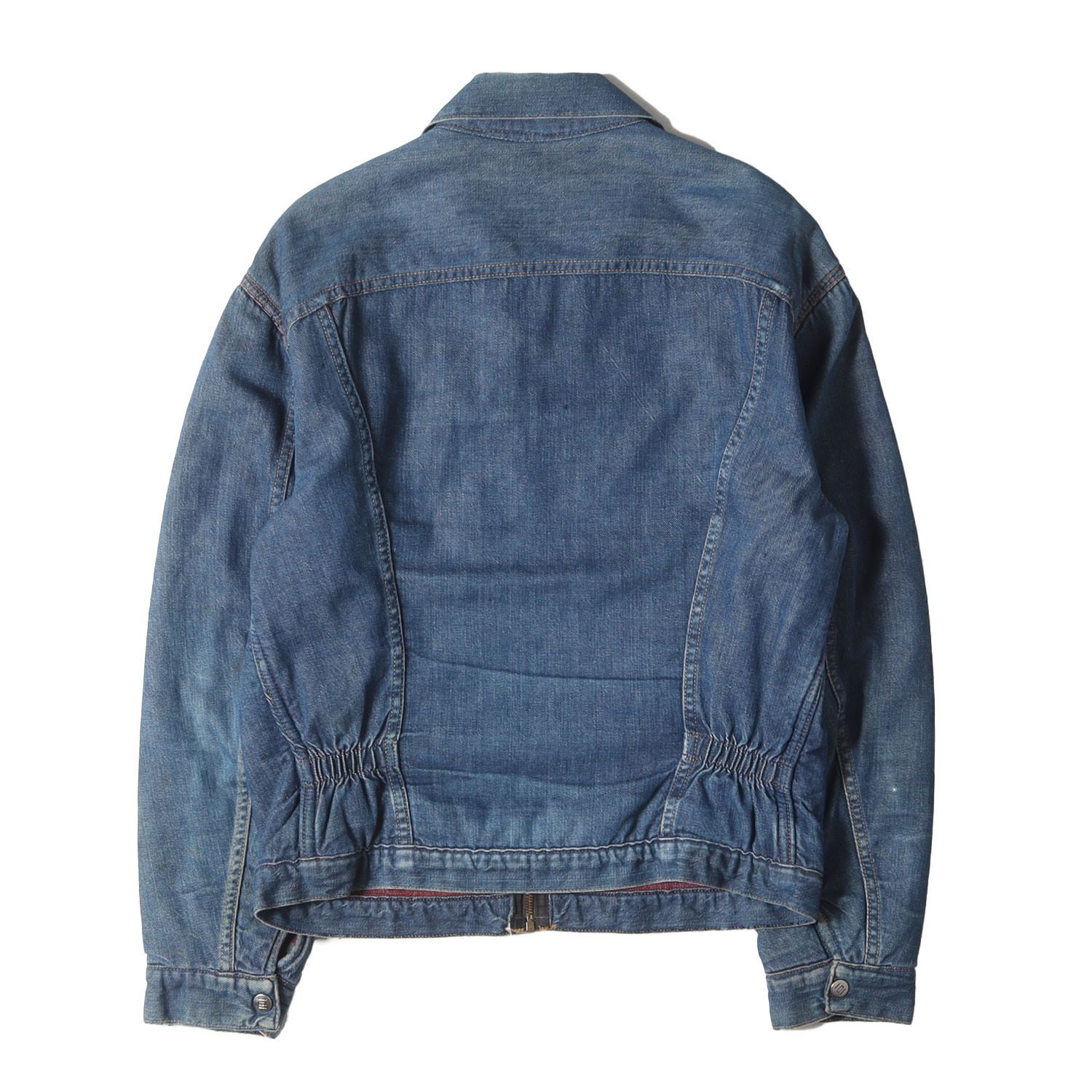 60's モンゴメリーワード ジップアップデニムジャケット ブランケット