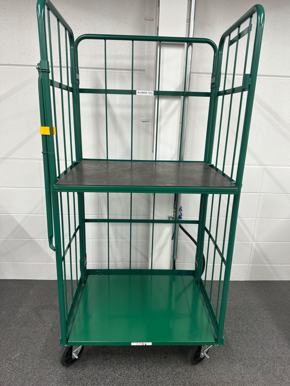  カゴ台車 基本 願い 中間棚 付き で中間棚とゴム下敷き追加できます 台車 DIY 工具