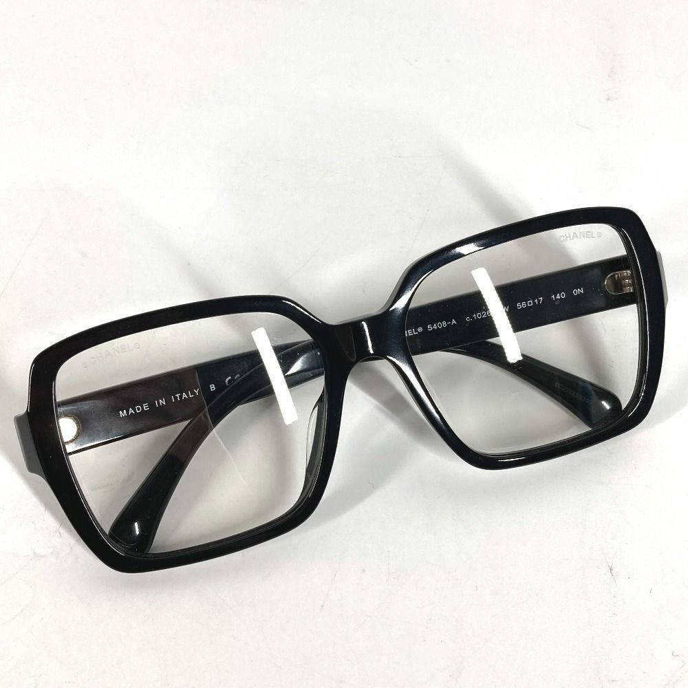 CHANEL シャネル 眼鏡 ロゴ スクエア 5408-A プラスチック - メルカリ
