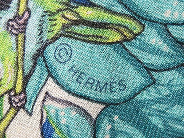 u*a様 トライアングル ジェアン（ジャングル・ラブ） スカーフ【HERMES】トライアングル ジェアン ジャングル・ラブ