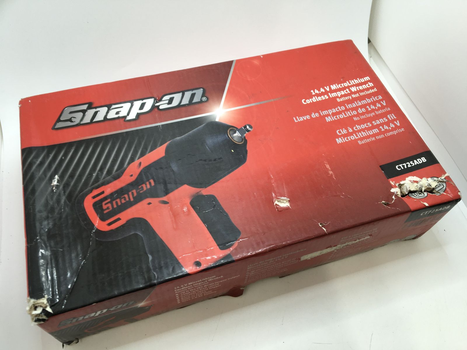 領収書発行可】〇Snap-on/スナップオン 1/4充電式インパクトレンチ CT725ADB [ITD1RCCYN5SP][エコツール岡崎インター店]  - メルカリ