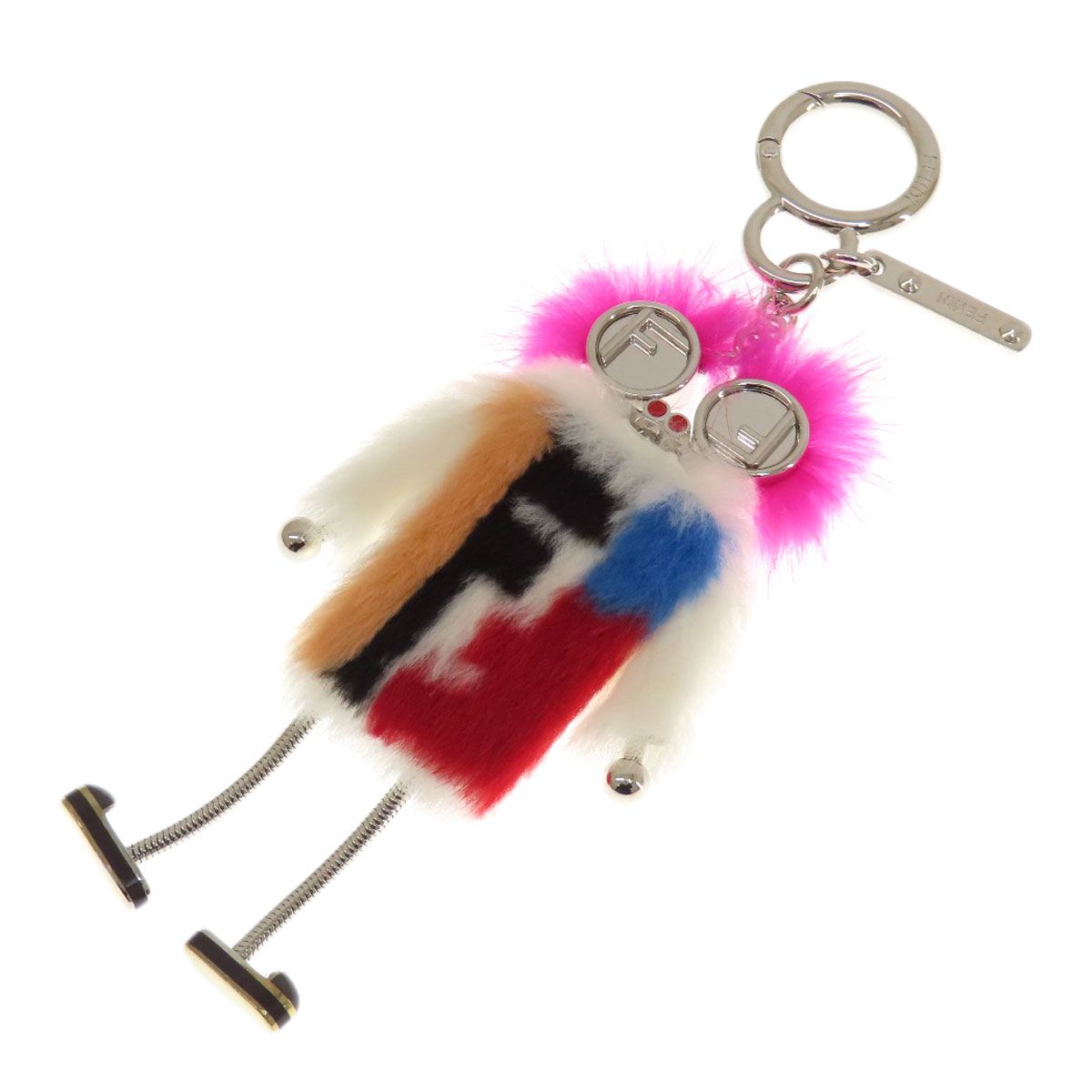 【FENDI】ウィッチャーズ ミンクファー キー チャーム フェンディのチャーム「フェンディ ウィッチーズ」限定色、ふわふわ