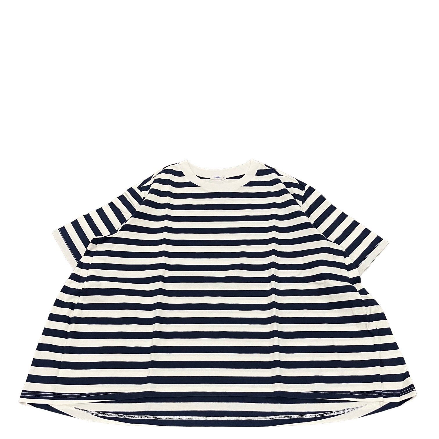 maillot / border flair s/s Tee  NAVY