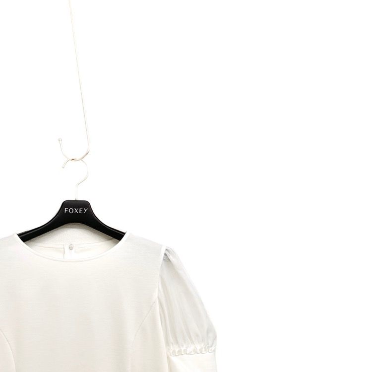 未使用品 2023AW FOXEY NEWYORK フォクシー ジャージーブラウス