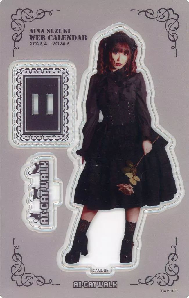 中古】アクリルスタンド・アクリルパネル 鈴木愛奈 WEB CALENDAR