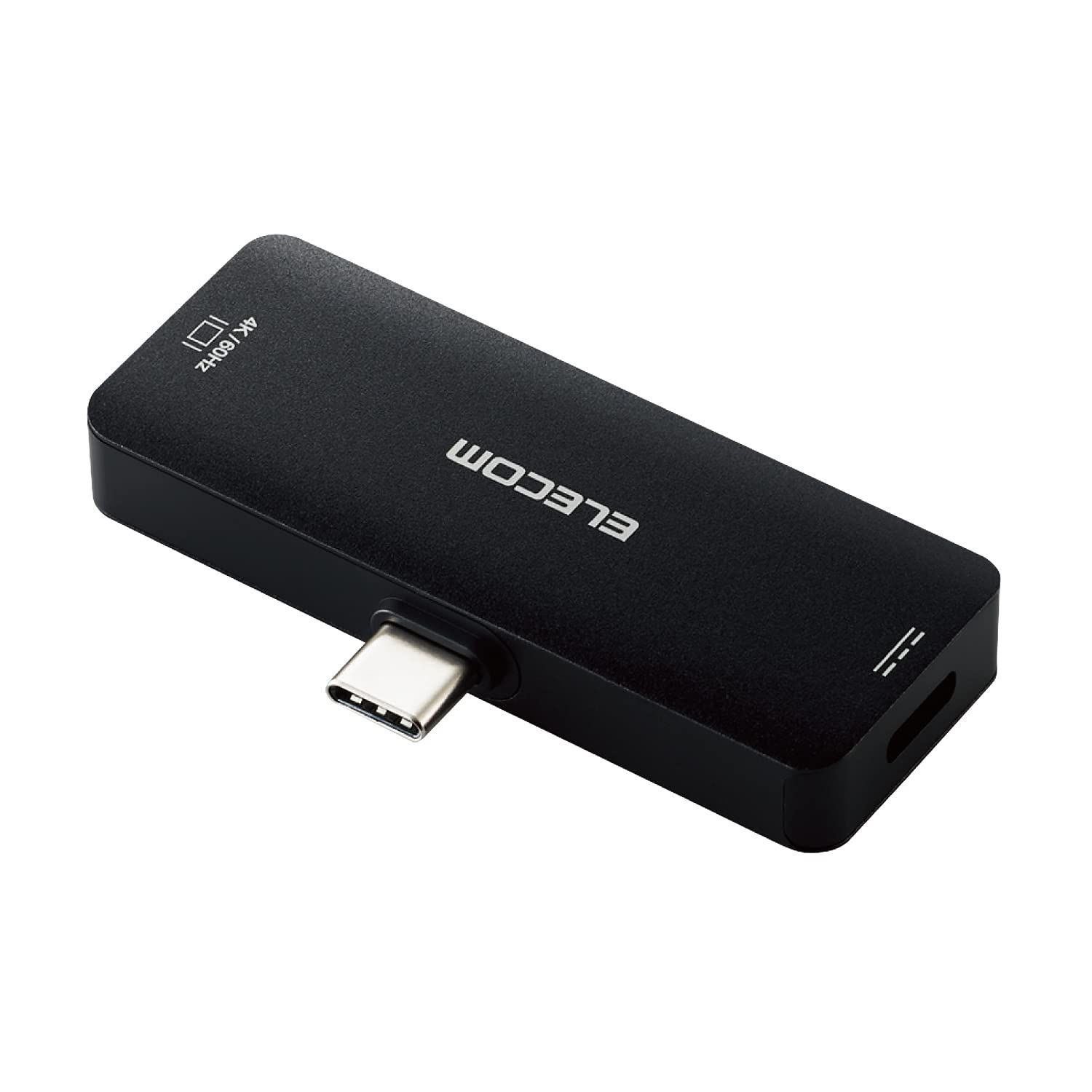  エレコム 変換アダプタ TypeC-HDMI 映像用 60Hz 給電機能付 PD 対応 ブラック 【iPhone 16/16 Pro/16 Pro Max/16 Plus 対応検証済】 MPA-CHDMIPDBK [(1) USB-C HDMI 変換 単品] その他