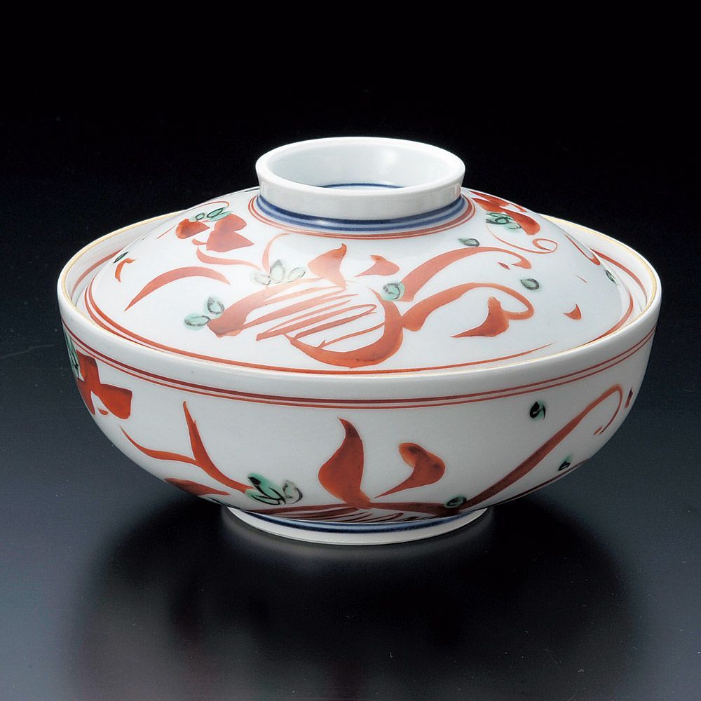 Salvia Shop　明万歴赤絵　大型蓋付壺 赤絵万暦蓋向 平蓋向 蓋向 - メルカリ