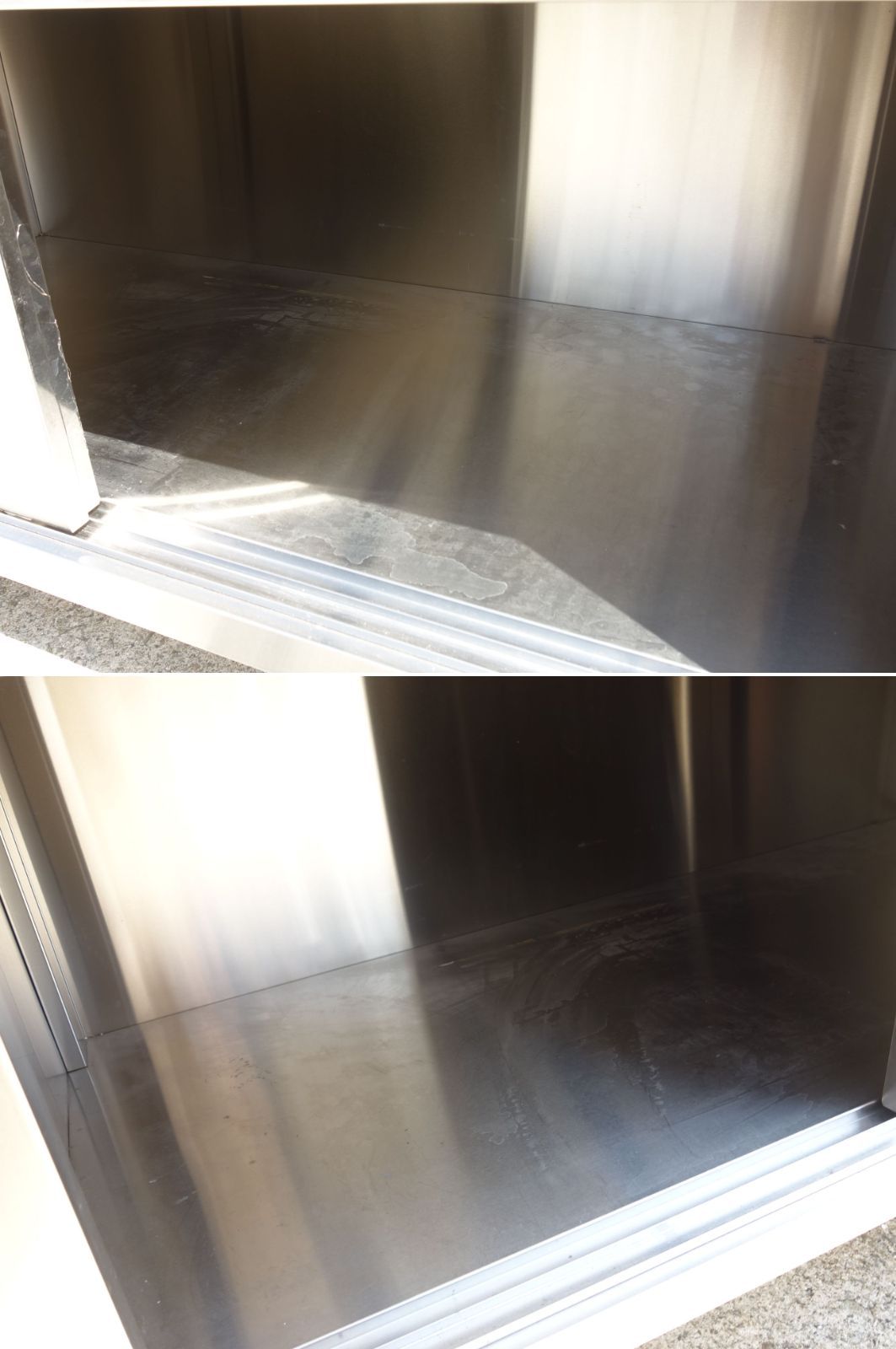 K サンウェーブ 業務用 厨房 作業台 棚 引き出し 戸棚 キャビネット ステンレス バックガード 幅1200×奥行600×高さ795～945 WT-126B CSA Fe1951 HRDEVELOPMENT_JP