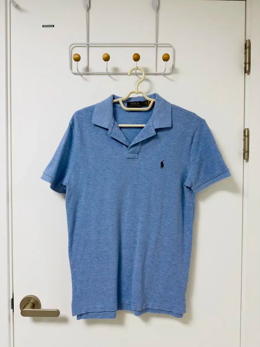 ポロラルフローレン 半袖 カラーTシャツ ブルー M