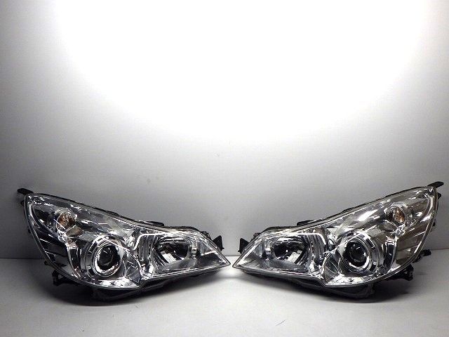 レガシィ 前期 ヘッドライト左右 HID BR9 BM9 100-20061 J5 コーティング 250927207