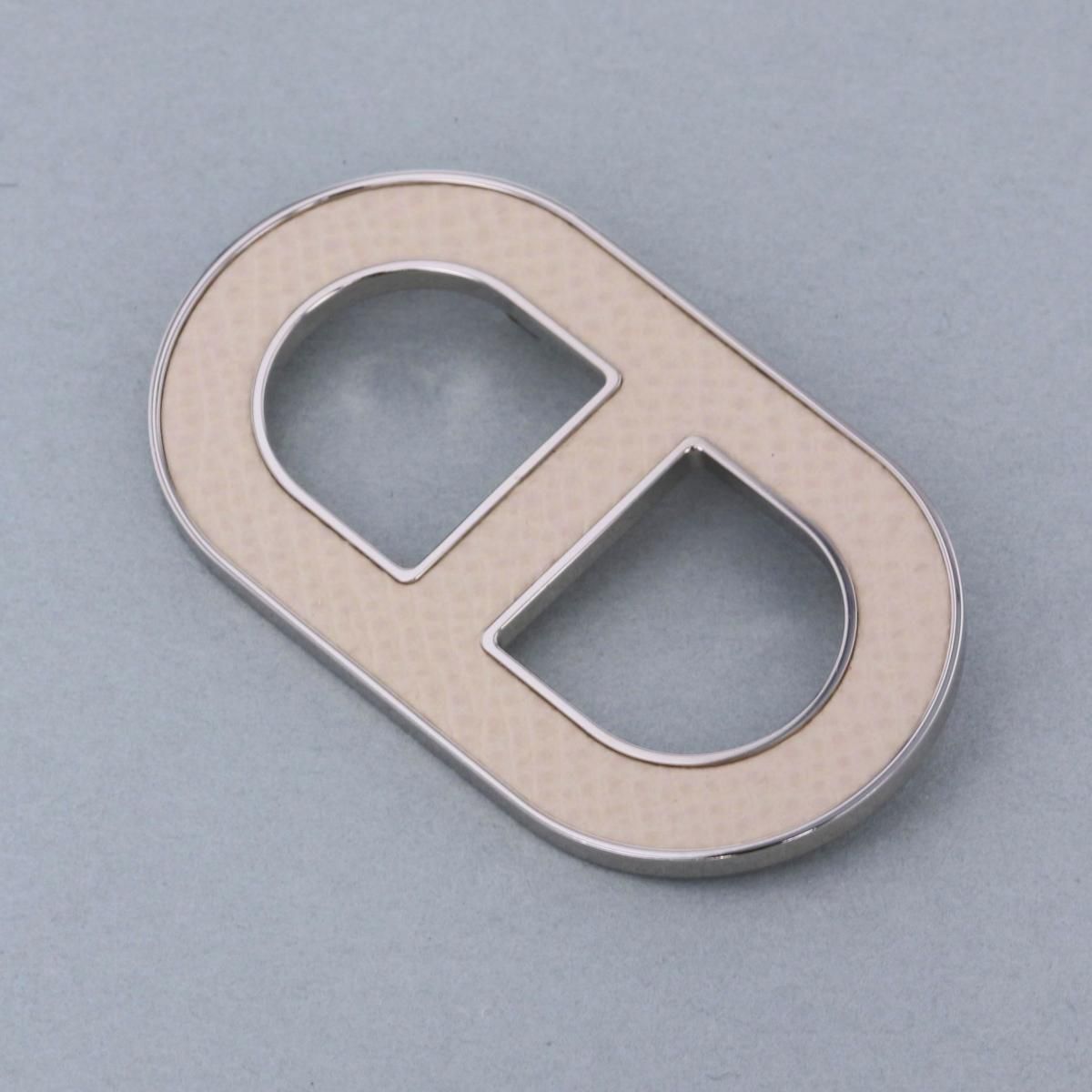 美品】 HERMES エルメス シェーヌダンクル ブローチ エプソン