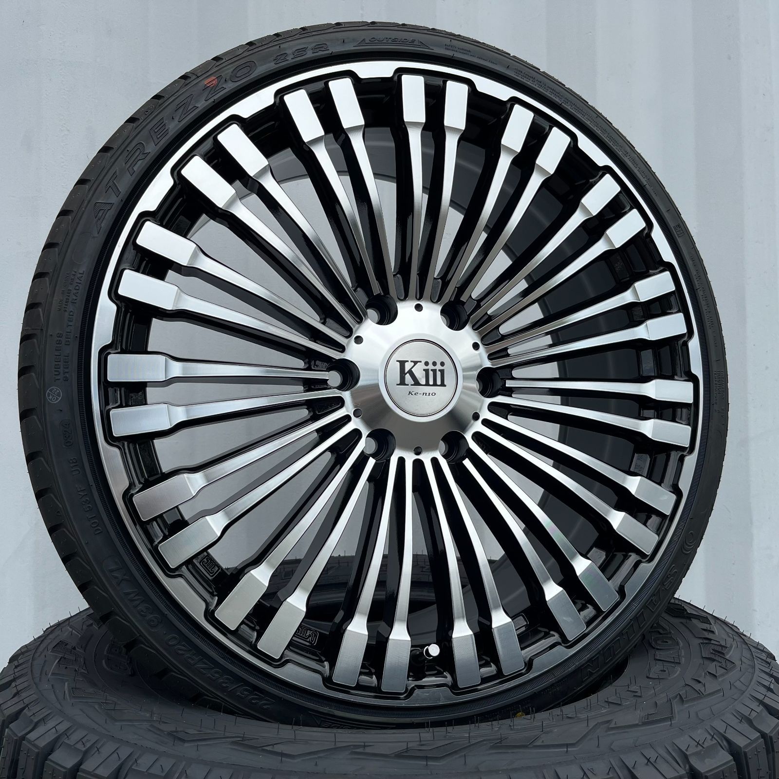 ハイエース　225/35R20 タイヤ・ホイールセット 20インチ ゼロブレイク「アクト」 フォース キャンディレッド 20インチ