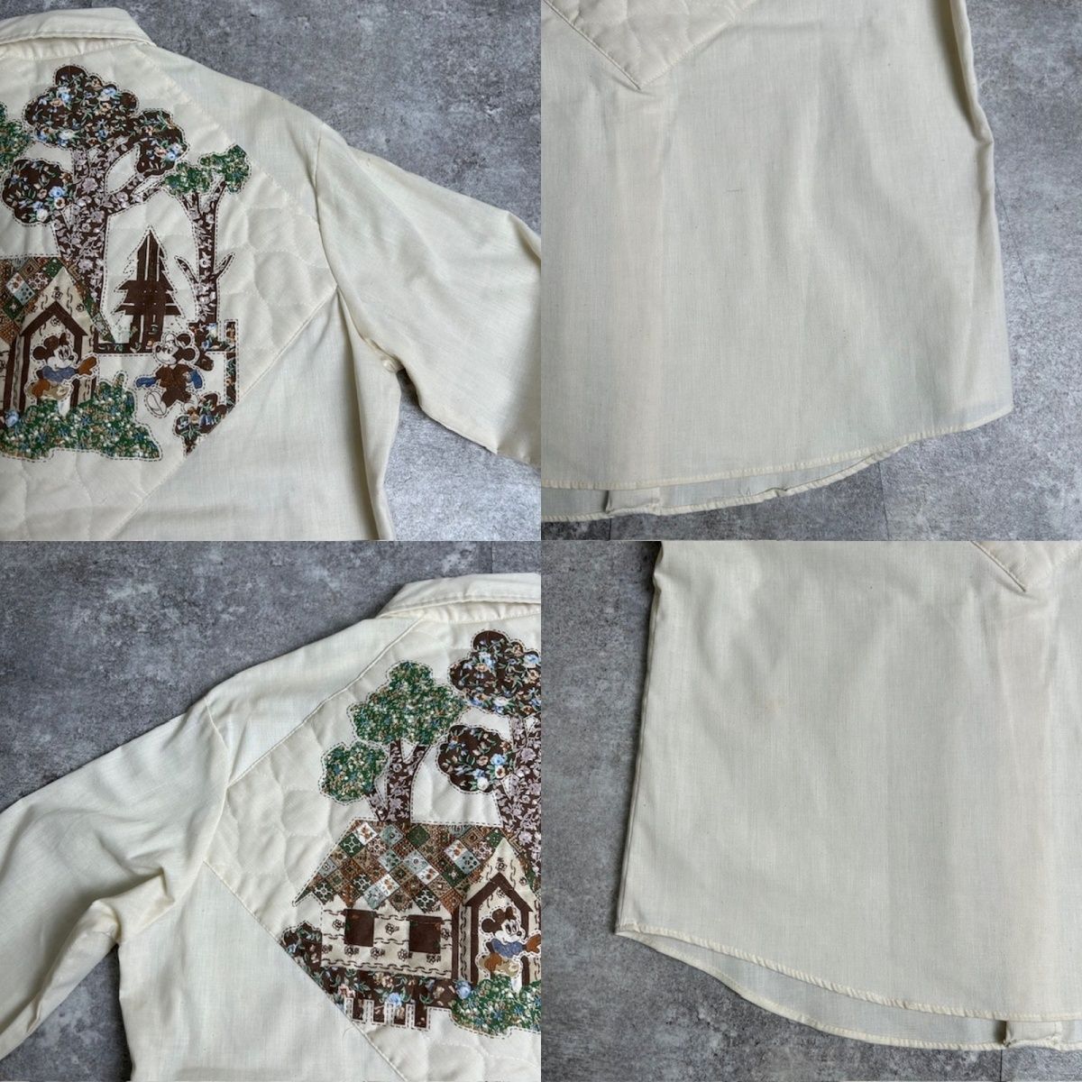 KENNINGTON ウエスタンシャツ 70's ヴィンテージシャツ 白シャツ