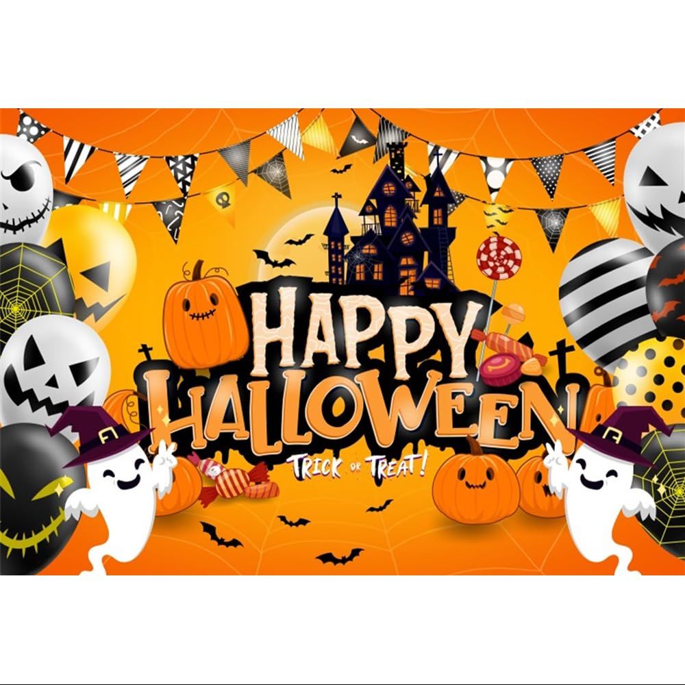 背景布 ハロウィン 撮影背景 大判　2.2x1.5m Amazon.co.jp: Qinunipoto 背景布 ハロウィン 正門 halloween 萬