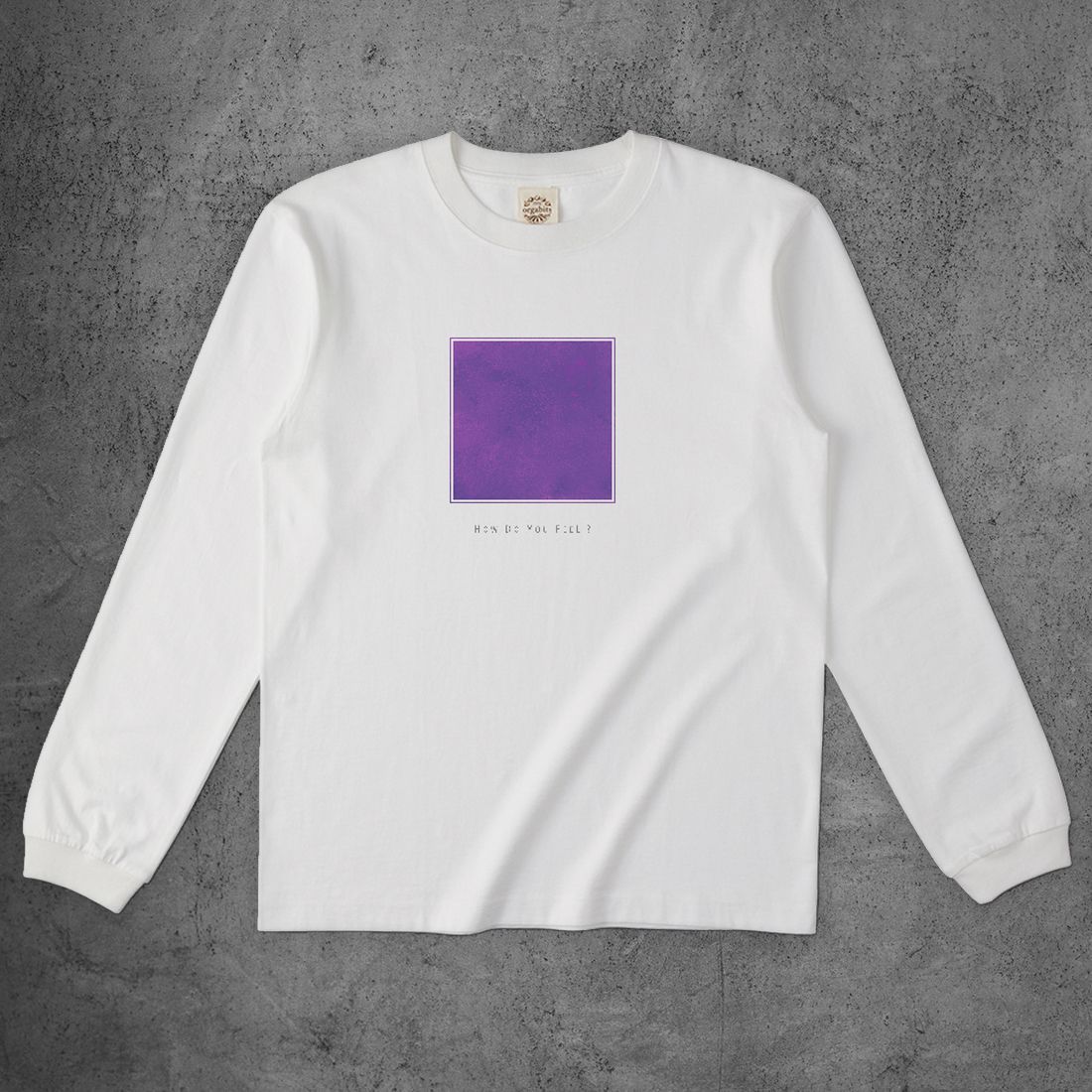 グラフィックロングTシャツ　How Do You Feel type - 008 -Long-