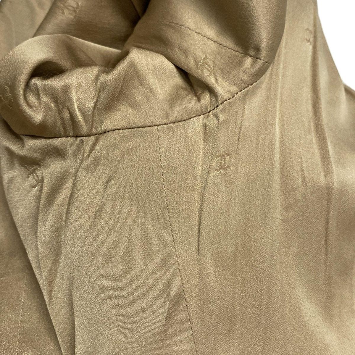 CHANEL シャネル ジャケット サイズ36 S レディース - P10822 ベージュ×白 長袖 ツイード 秋 冬 ウール SIROKUMA-CORPORATION_COM