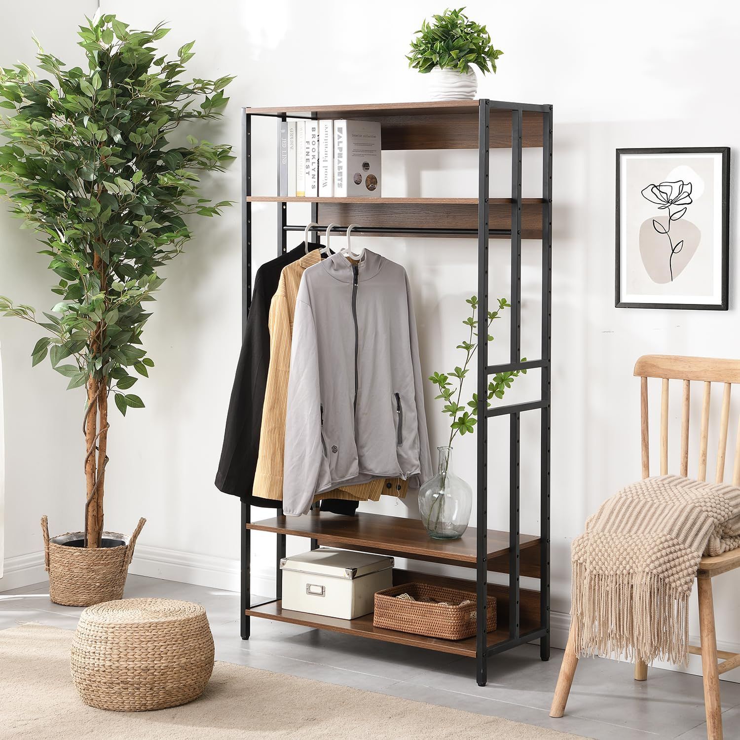 幅34×奥行84×高さ156cm 5段