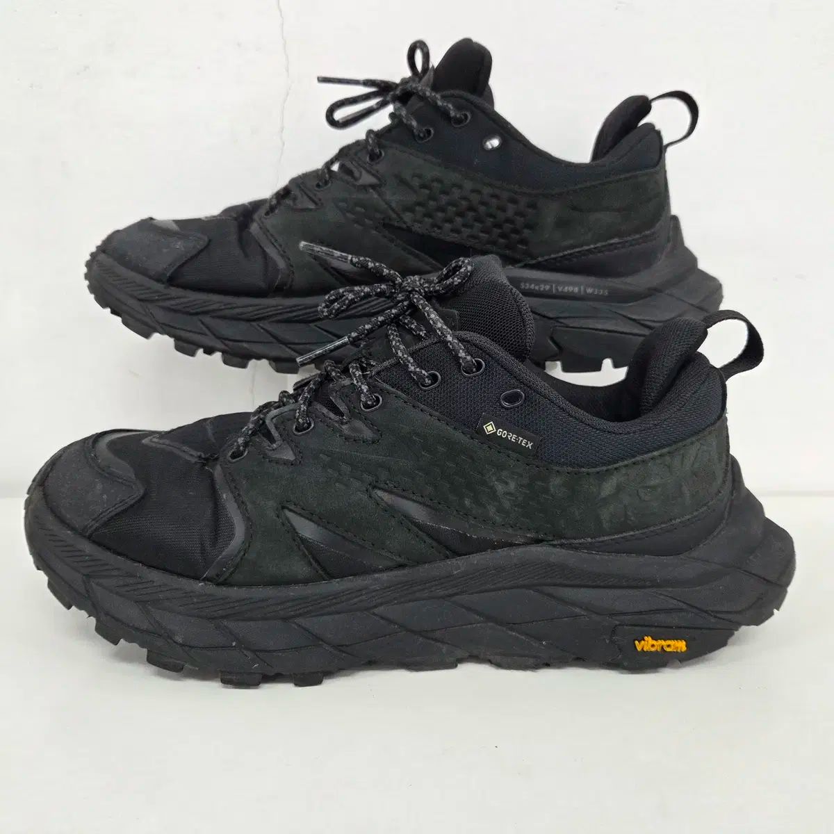 HOKA HOKA ONE ONE ホカオネオネ アナカパ ロー GORE-TEX ゴアテックス 黒 トレッキングシューズ 255