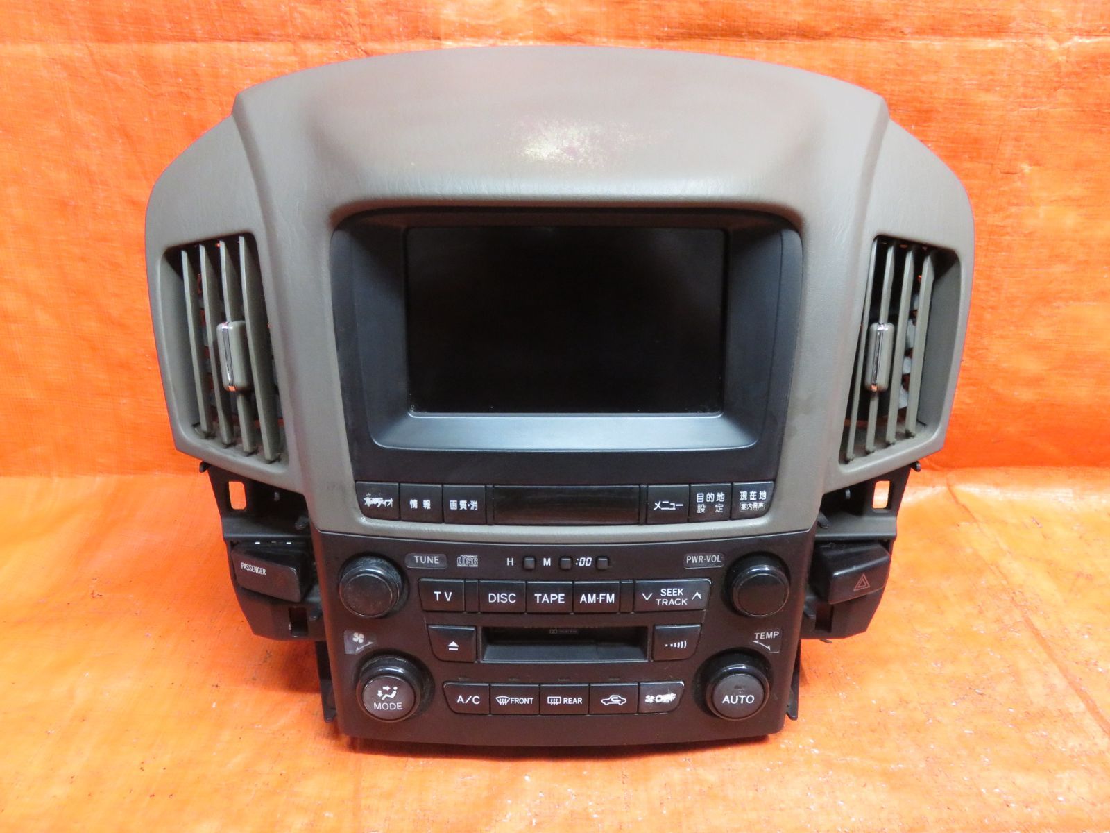 LA4181* 初代 ハリアー|ACU10W 純正 マルチナビモニター 84010-48011|オーディオ カセットデッキ 86120-48070| MCU10W MCU15W 小傷