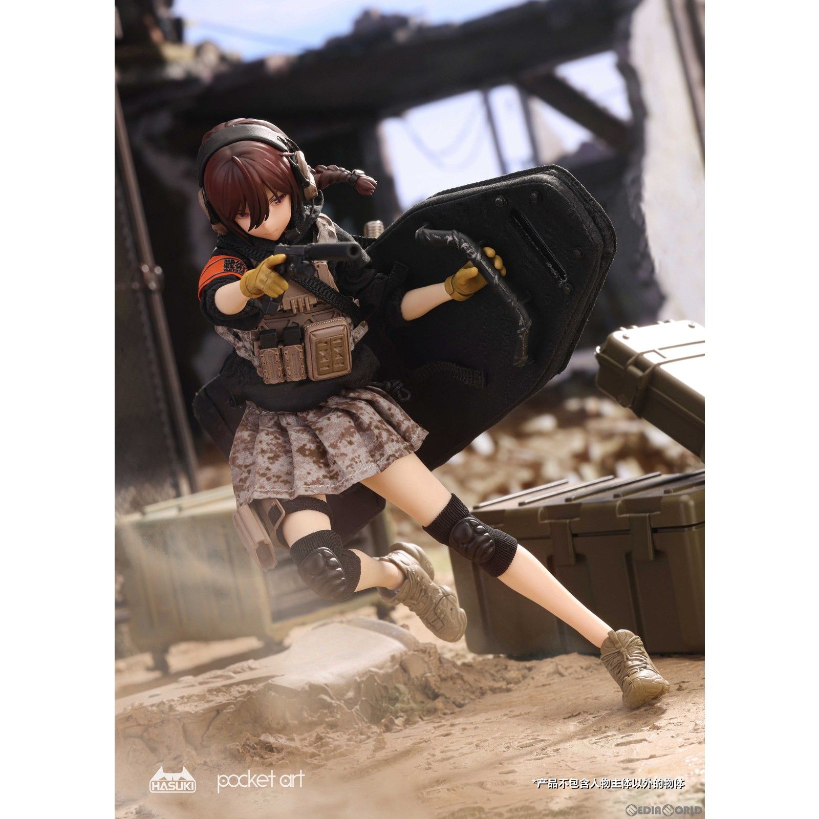 POCKET ART SERIES PA004 卯月怜(うづきれい) 1/12 完成品 可動