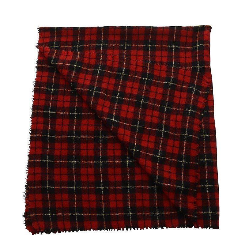 オールドマンズテーラー ウールタータンチェックブランケット 大判