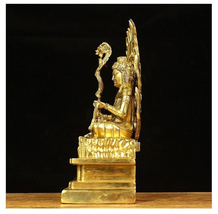 不動明王 像 不動明王像 仏像 仏 黄銅製 高さ約21cm 幅約12cm 重