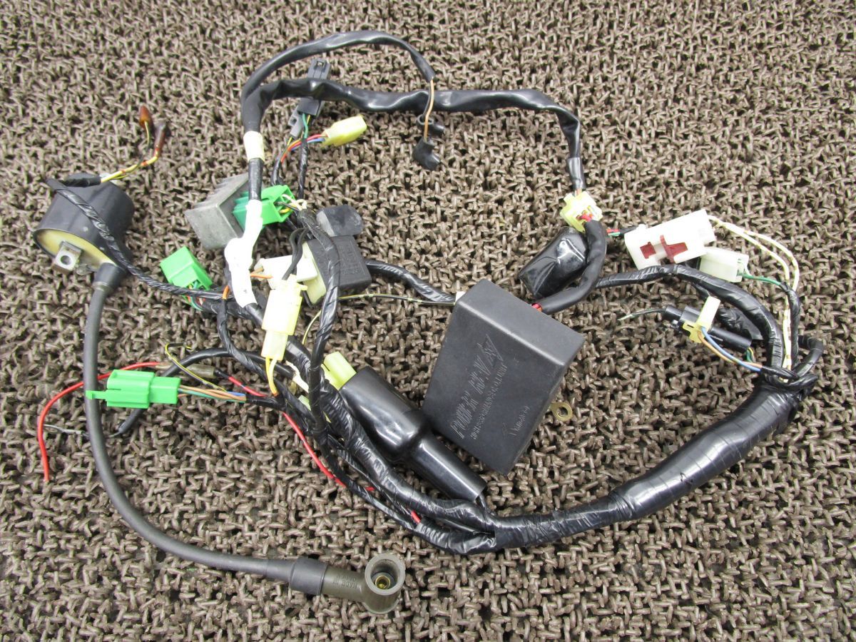 KSR110 メインハーネス △Z353 キタコ製 CDI レギュレター イグニッションコイル KL110A カワサキ KL110AE キャブ車 動画有