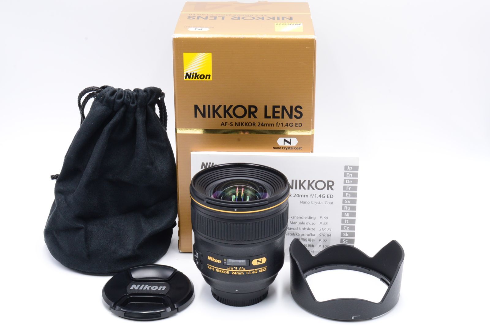 ☆美品☆ ニコン Nikon 単焦点レンズ AF-S NIKKOR 24mm f/1.4G ED フル