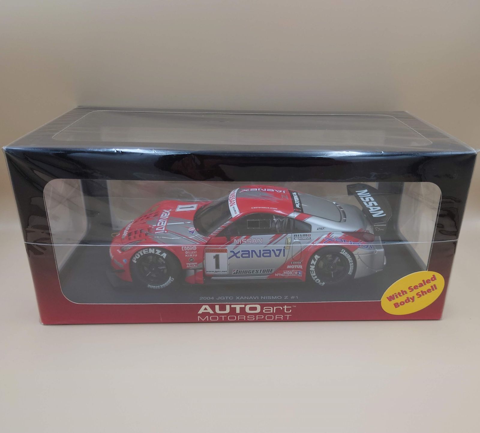 1/18 日産 フェアレディZ FAIRLADY Z XANAVI JGTC 2004 NISMO #1 中古