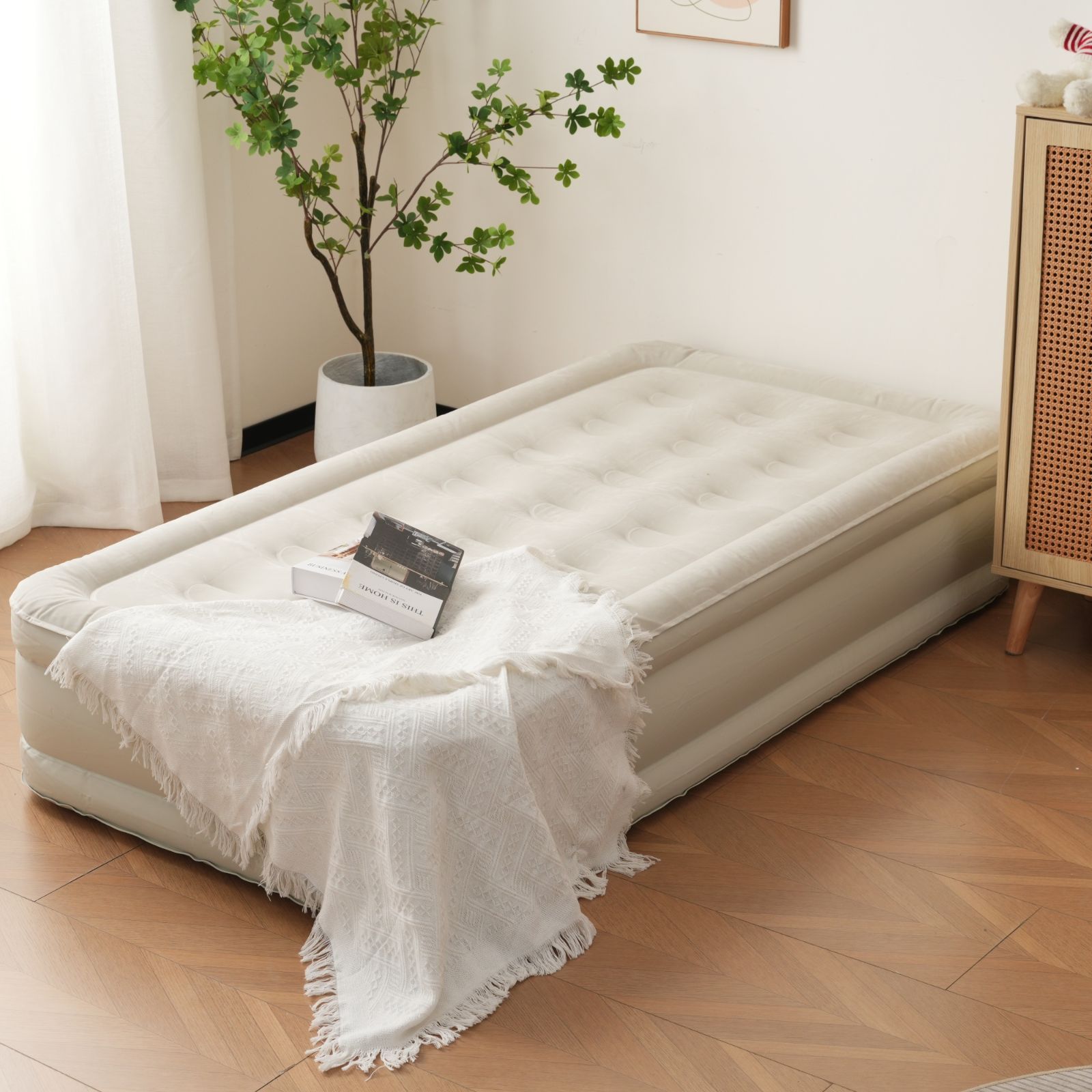 Samtopia 電動ポンプ付き エアーベッド ダブルサイズ 厚さ30cm Samtopia 電動ポンプ付き エアーベッド ダブルサイズ 厚さ30cm