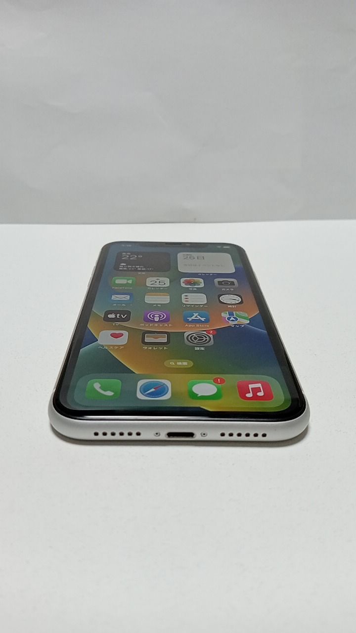 ★弊社SIM契約者さま限定特価★　動作確認済！　iPhoneXR　A2106　64GB　ドコモ回線　本体　ホワイト　サブ機　7464_0603 動作確認済！ iPhoneXR A2106 64GB ドコモ回線 本体 ホワイト サブ機