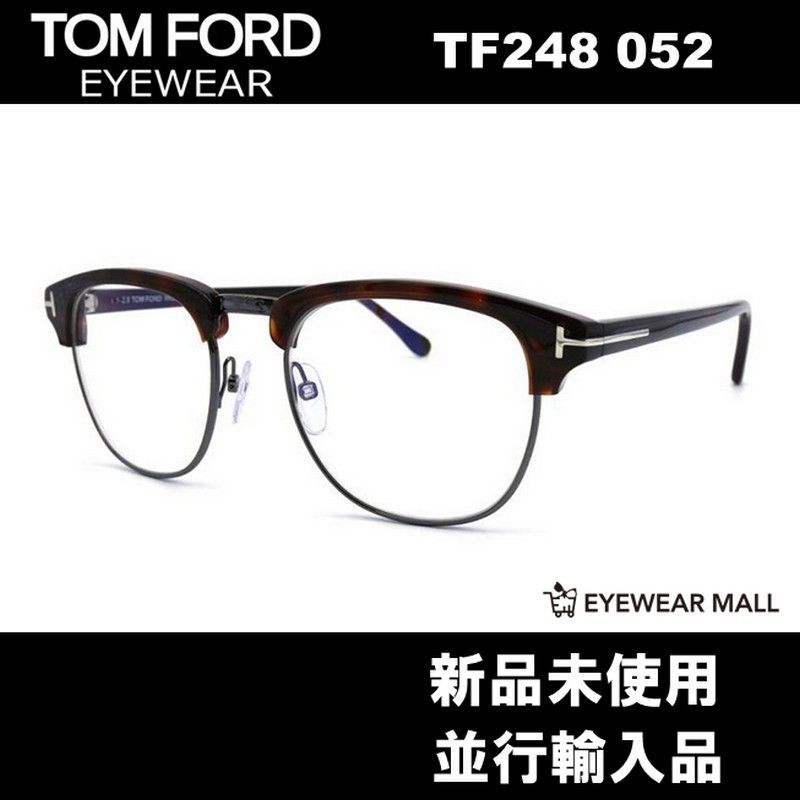 TOM FORD トムフォード FT0248 052 メガネフレーム Tom Ford TF0248 052 DEMI BROWN 【新品未使用】 -  メルカリ