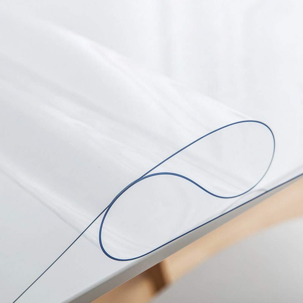 耐熱 防水 耐久性 事務所机用 学習机 厚さ1 mm サイズ選択 ビニールマット テーブルマット 透明 デスクマット 60 100 cm PVC製 YAHUO