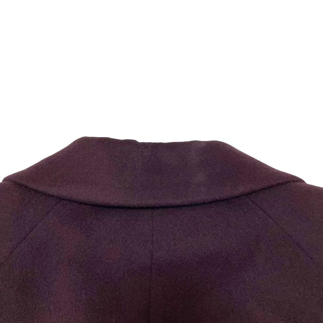 PURE CASHMERE ピュアカシミヤ コート ロングコート 赤色 - メルカリ