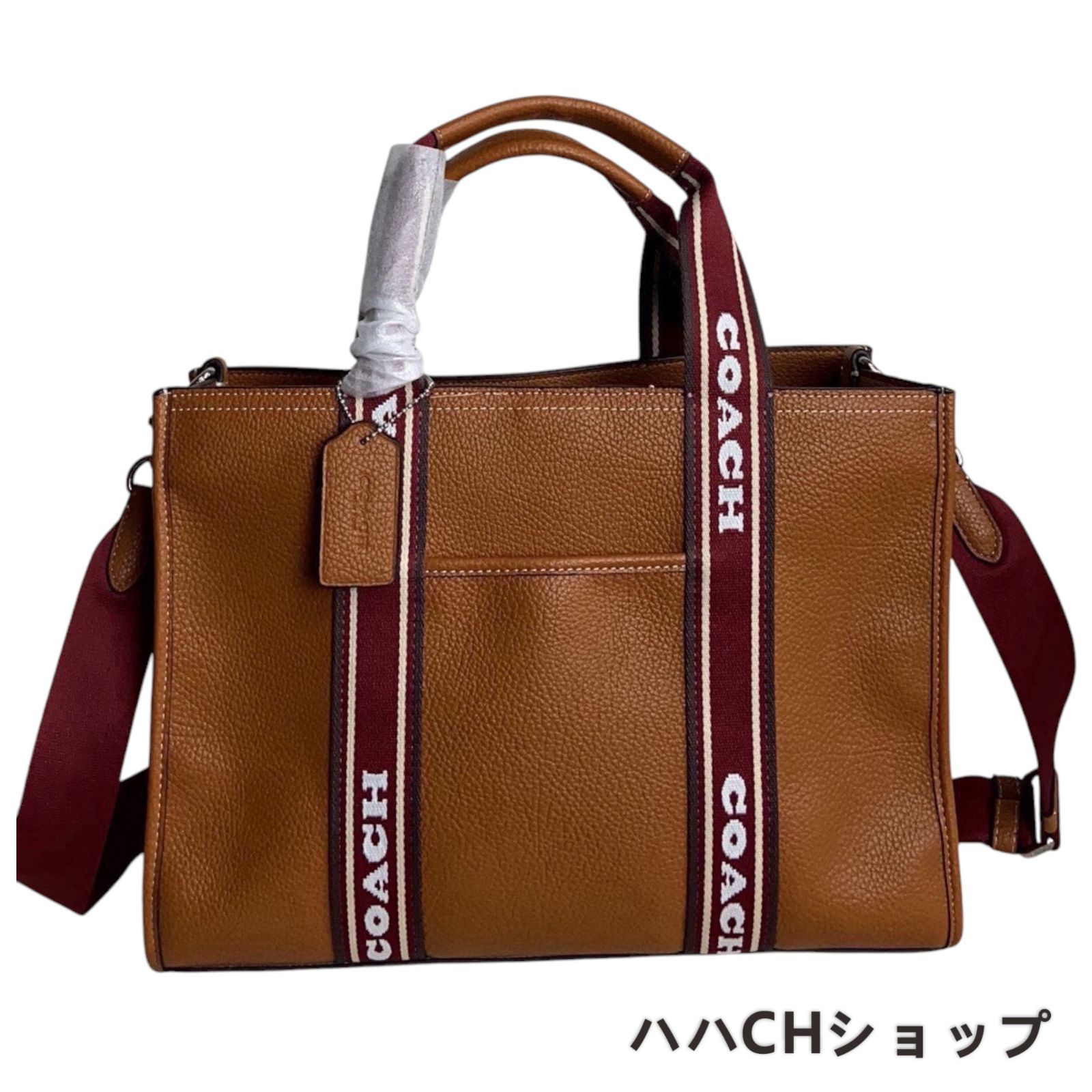 COACH コーチ ビジネスバッグ 2way ハンドバッグ s6 ブラウン 茶色