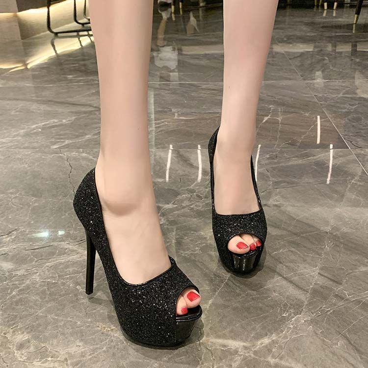パンプス レティース 靴 ハイヒール ピンヒール キラキラ