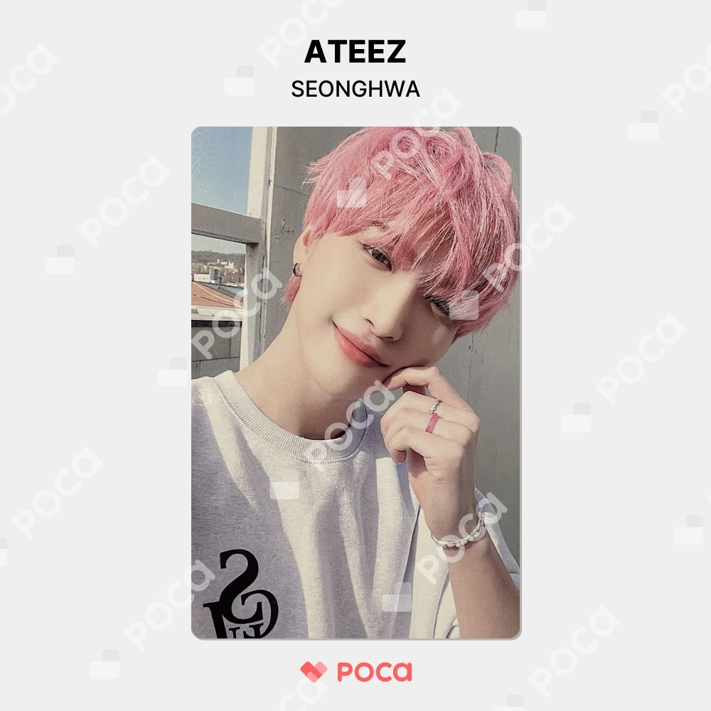 ATEEZ ソンファ ATINY3期トレカ・ミッション認証トレカ3枚セ ATEEZ ソンファ ユノ atiny zone 両面 トレカ ソウルコン - メルカリ