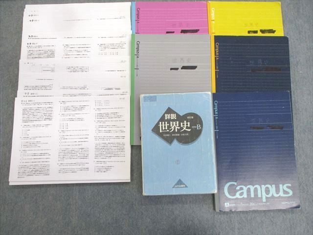 VT03-086 洛南高校 高1～3 世界史 先史～現代 教科書・ノート