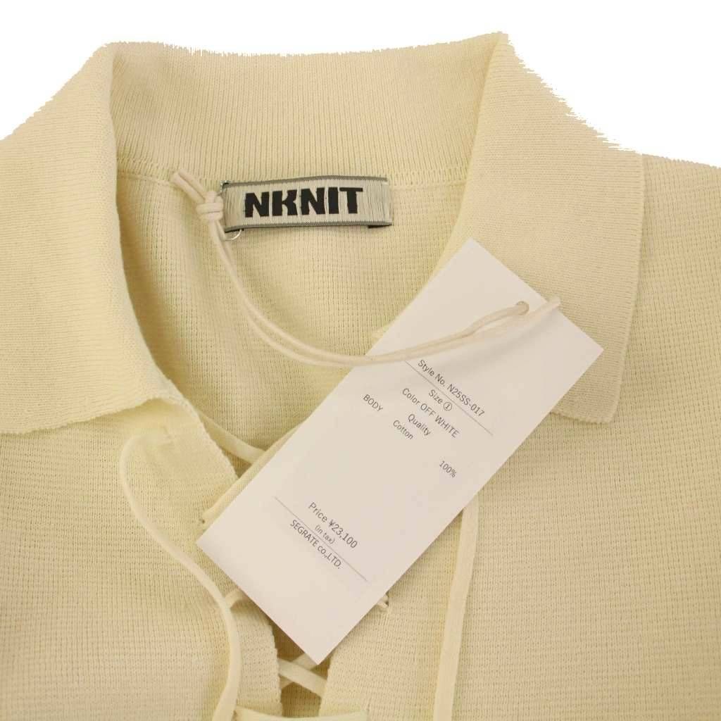 NKNIT ンニット 25SS lace up skippe レースアップスキッパーニット  