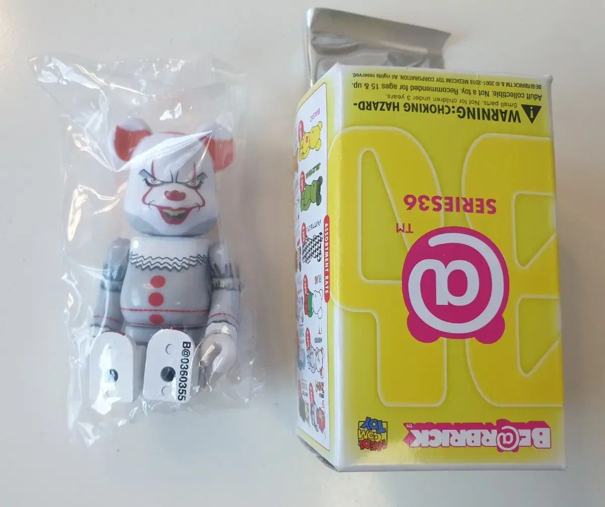 BE@RBRICK(ベアブリック) 36 焦げた ホラー IT
