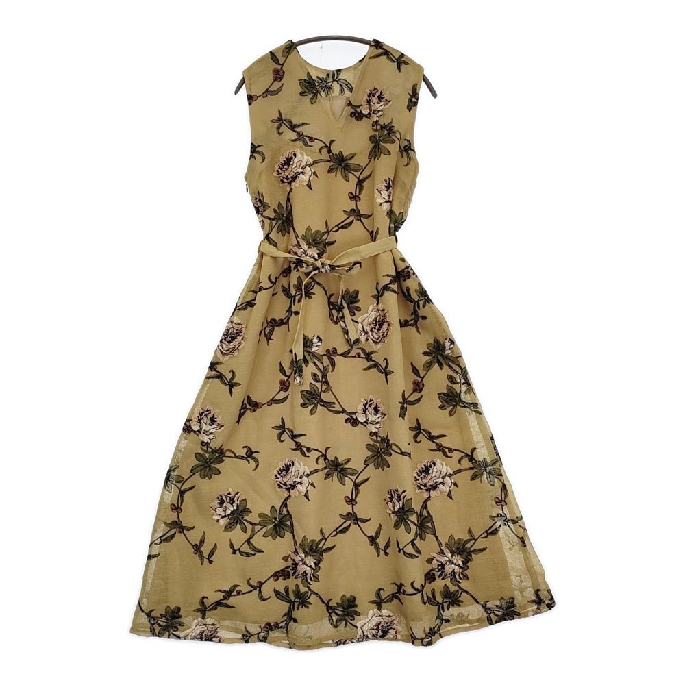 【美品】AMERI ameri vintage アメリヴィンテージ　ワンピース Ameri VINTAGE 2WAY JEANNETTE ORDINARY LINE DRESS サイズM