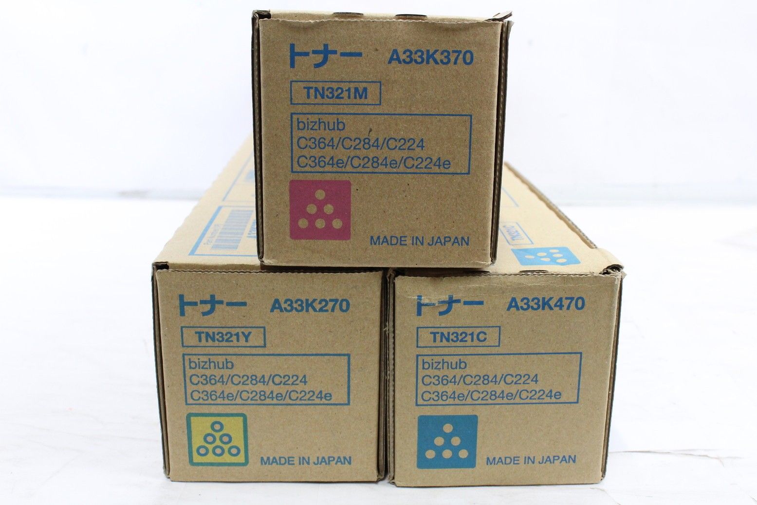 コニカミノルタ 純正トナー TN321 トナー4本セット 新品トナー TN321