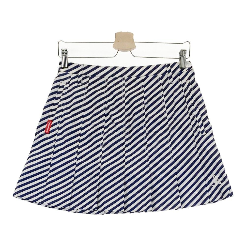 ルコックゴルフ スカート インナー付き ネイビー ストライプ サイズ11 ルコックゴルフ（le coq sportif golf）（レディース）ゴルフ