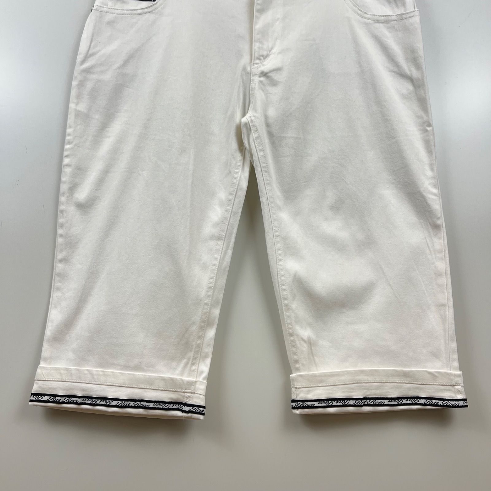 RAT ROEN y2k style half pants 76 ロエン バック刺繍 スカル