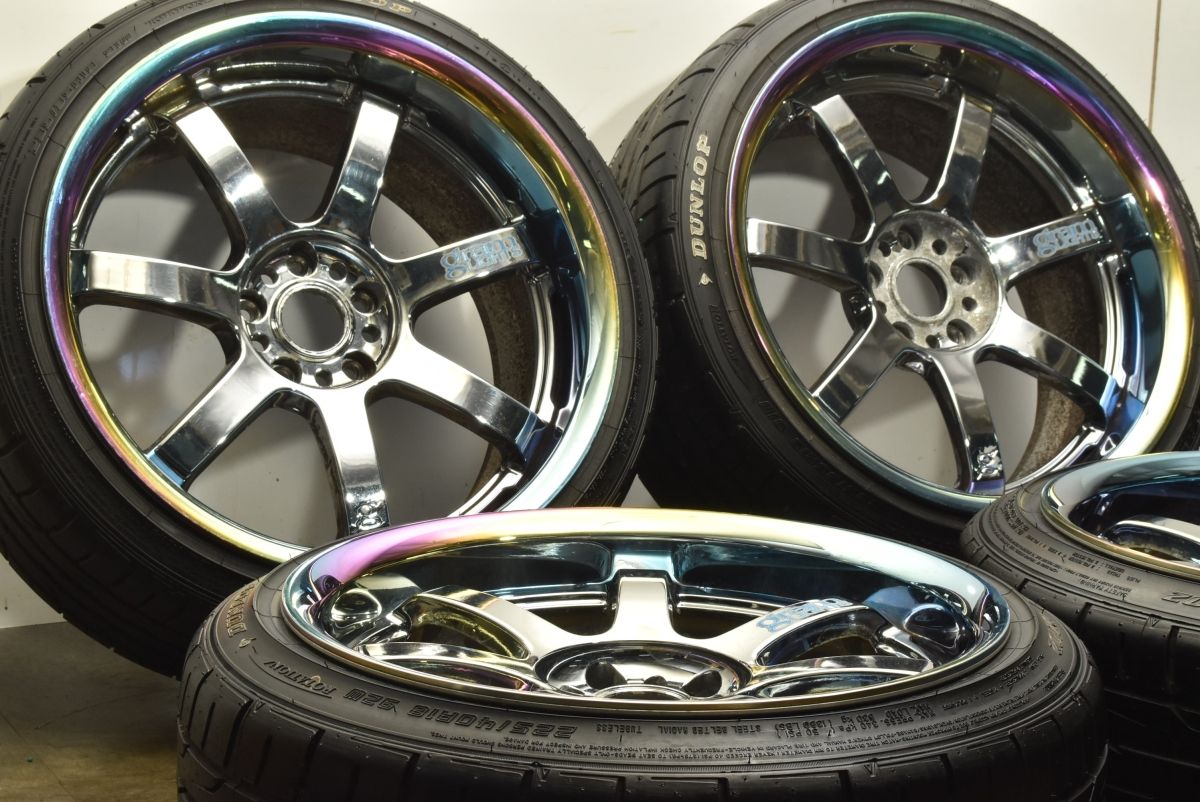 RAYS グラムライツ 57S Pro 18in 8.5J 40 19in 10J 30 DZ102 225 40R18 235 35R19 シルビア 180SX スカイライン カスタム