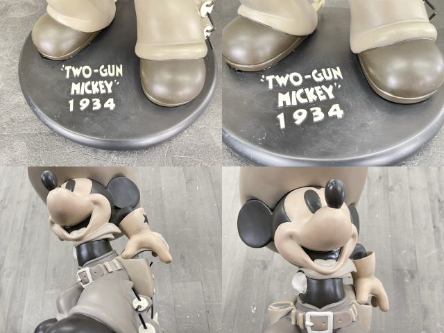 希少 TWO-GUN MICKEY 1934 ミッキーマウス ビッグフィギュア
