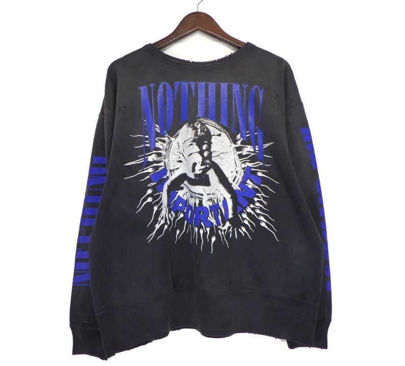24aw saint michael クルースウェット