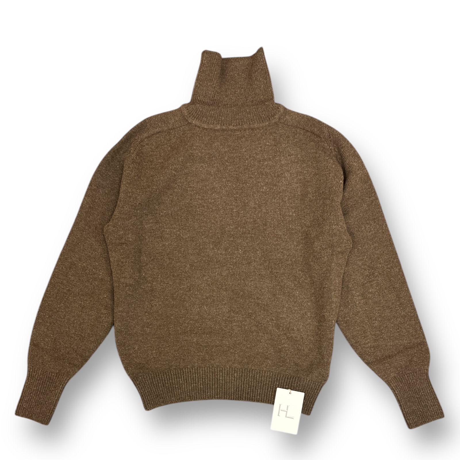 定価41800円 HERILL Blacksheep Turtleneck ブラックシープ タートルネック ハイゲージニット セーター ヘリル 23-080-HL-8170 ブラウン 1 72004A7